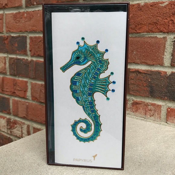 Papyrus Sea Horse Blank Card Set